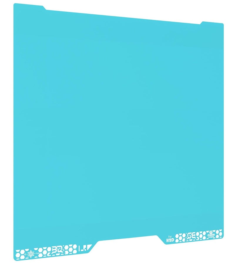 BigTreeTech BIQU Cryogrip Pro Glacier 355x346MM for Bambu-Lab H2D/H2S 3D Printer Double Sided Panda Build Plate - Image 1